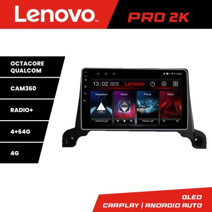 Navigatie Peugeot 5008 2016-2020 Lenovo Kit-5008 8 core QLED 2K 4+64 360 Android Waze USB Navigatie Internet Youtube Radio