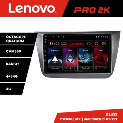 Navigatie Seat Altea 2005-2014 Android radio gps internet 8 core QLED 2K 4+64 360 Lenovo