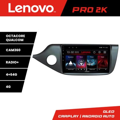 Navigatie Kia Ceed 2012-2018 Lenovo Kit-KI39 8 core QLED 2K 4+64 360 Android Waze USB Navigatie Internet Youtube Radio