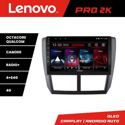 Navigatie Subaru Forester 2007-2013 Lenovo Kit-SU01 8 core QLED 2K 4+64 360 Android Waze USB Navigatie Internet Youtube Radio