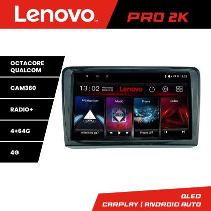 Navigatie VW PQB Lenovo Kit-VW 8 core QLED 2K 4+64 360 Android Waze USB Navigatie Internet Youtube Radio v1