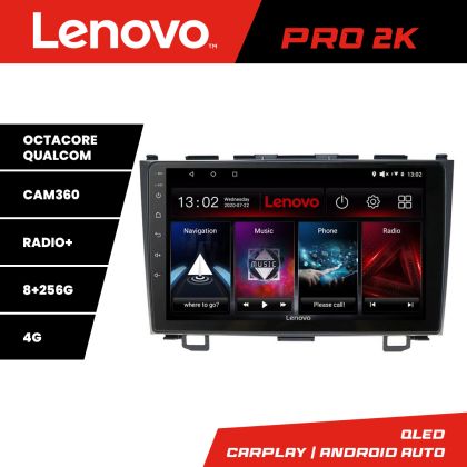 Navigatie Honda CR-V Lenovo Kit-009 8 core QLED 2K 8+256 360 Android Waze USB Navigatie Internet Youtube Radio