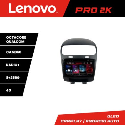 Navigatie Fiat Freemont Dodge Journey 2012-2019 Android radio gps internet 8 core QLED 2K 8+256 360 Lenovo v1