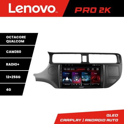 Navigatie Kia Rio 2011-2013 Lenovo Kit-204 8 core QLED 2K 12+256 360 Android Waze USB Navigatie Internet Youtube Radio v1