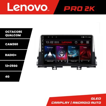 Navigatie Kia Picanto 2016- Lenovo Kit-2217 8 core QLED 2K 12+256 360 Android Waze USB Navigatie Internet Youtube Radio