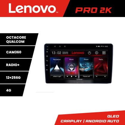 Navigatie Nissan Navara 2006-2014 Lenovo Kit-NAVARA 8 core QLED 2K 12+256 360 Android Waze USB Navigatie Internet Youtube Radio