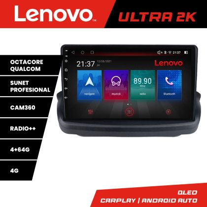 Navigatie Hyundai Genesis 8 core QLED Qualcomm 4+64 360 Quad Core Android Waze USB Navigatie Internet Youtube Radio Lenovo