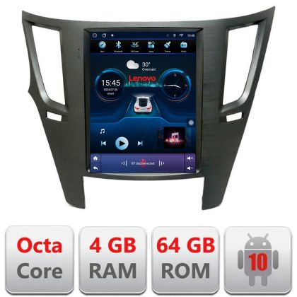 Navigatie Subaru Legacy si Outback 2010-2014 tip tesla radio gps internet 8 Core 4+64 360 4G carplay android auto  kit-tesla