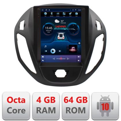 Navigatie Ford Transit Connect si Tourneo Connect,Qled 9.7",,8 Core 4+64 360 4G Hdd,4G,DSP,Carplay,Bluetooth