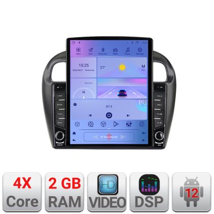 Navigatie Mitsubishi Spacestar KIT-spacestar ecran tip TESLA 9.7" cu Android Radio Bluetooth Internet GPS WIFI 2+32 DSP Quad