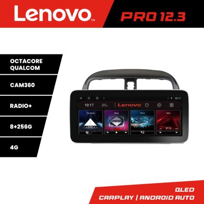 Navigatie Mitsubishi Spacestar Lenovo PRO 8+256 12.3 inch qled android 4G DSP gps internet  Kit-spacestar