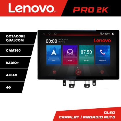 Navigatie Mazda CX-3 Mazda 2 2014-2020 Lenovo PRO 4+64 2K 13 inch qled android 4G DSP gps internet  Kit-cx3