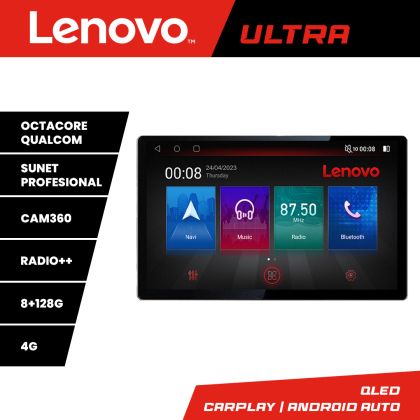 Navigatie Hyundai I40 KIT-i40 Lenovo 8+128 Qualcomm 2K 13 inch android 4G DSP 