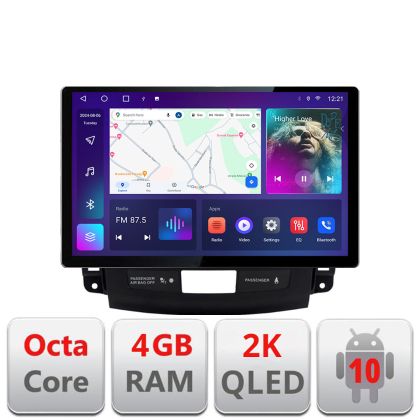 Navigatie dedicata Mitsubishi Outlander 2010 N-056 Edonav ecran 13" 2K 8 si 128 Android Waze USB Navigatie 4G 360 Toslink Youtube