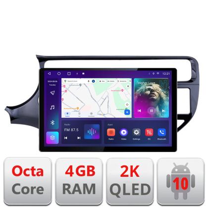 Navigatie dedicata Kia Rio N-504 Edonav ecran 13" 2K 8 si 128 Android Waze USB Navigatie 4G 360 Toslink Youtube Radio KIT-504 si EDT-