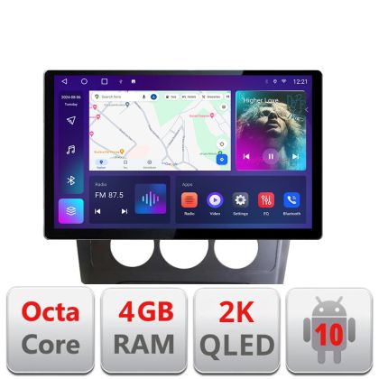 Navigatie dedicata Citroen C4 cu clima manuala 2015-2018 N-C4-AC Edonav ecran 13" 2K 8 si 128 Android Waze USB Navigatie 4G 360 To