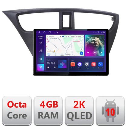 Navigatie dedicata Honda Civic 2012-2016 N-CIVIC Edonav ecran 13" 2K 8 si 128  Android Waze USB Navigatie  Internet Youtube Radio