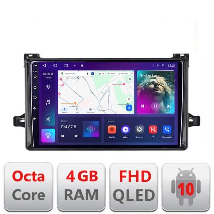 Navigáció Toyota Urbancruiser 2009-2014 Android QLED képernyő Octa Core 4+64 CarPlay Android Auto