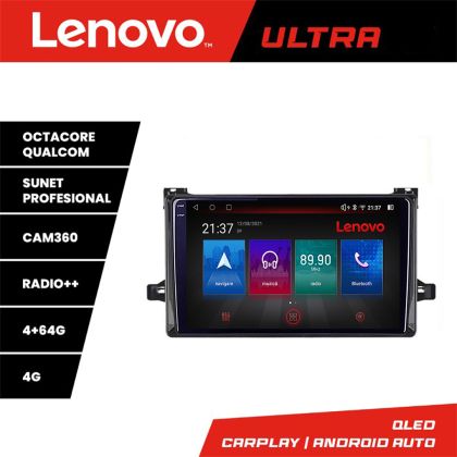 Navigáció Toyota Urbancruiser 2009-2014 Lenovo 8 magos QLED Qualcomm 4+64 360 Android Waze USB Internet Navigáció Youtube Rádió