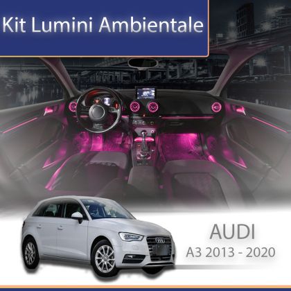 Lumini ambientale Audi A3 8V 2013-2020 set complet control telefon sau sistem original