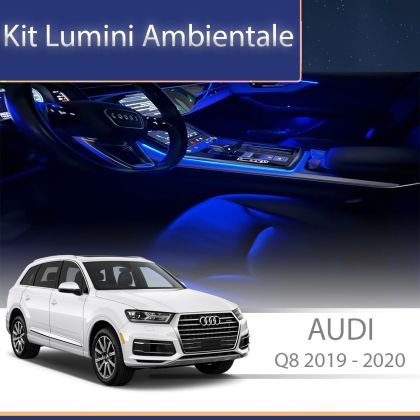 Lumini ambientale Audi  Q8 2019-2020 set complet control telefon sau sistem original