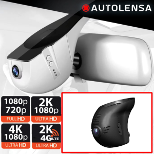 Cameră DVR MINI  Modele 2012-16 fara senzor ploaie, cameră față 1080p Autolensa, Model 24/7  Negru BMW04