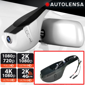 Cameră DVR Volkswagen Passat B8,CC,Sharan,Tiguan,Touran, Golf 7,GTI 2016-18 , cameră față 1080p Autolensa, Model 24/7  Negru VW08