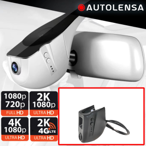 Cameră DVR Audi A4/A5 B9 cu senzor lumina, cameră față-spate 1080p-720p Autolensa, 24/7 Gri AD04