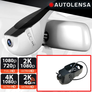 Cameră DVR Volkswagen 2013-16 Modele high cu senzor ploaie si oglinda heliomataPolo/Passat/Touran/Jetta/Golf/Eos/Beetle/CC , cameră față 1080p Autolensa, Model 24/7  Negru VW01