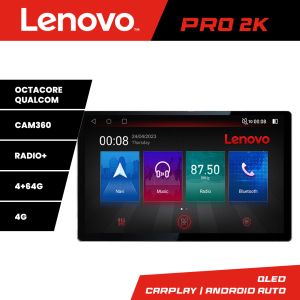 Navigáció Peugeot 508 K-5637 Lenovo PRO 4+64 13 hüvelykes 2K android 4G DSP gps internet 8Core