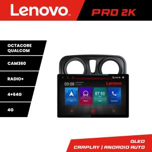 Navigáció Dacia Sandero Logan 2012-2020 K-sandero Lenovo PRO 4+64 13 hüvelykes 2K android 4G DSP gps internet