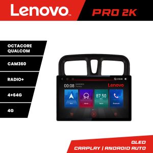 Navigáció Dacia Sandero 2012-2020 var B Lenovo PRO 4+64 13 hüvelykes 2K android 4G DSP gps internet a