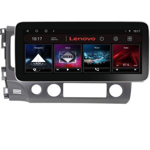 Navigatie Honda Civic 2005-2011 K-044 Lenovo PRO 4+64 12.3 inch qled android 4G DSP gps internet 