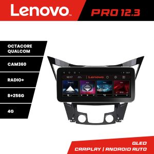 Navigáció Hyundai Sonata 2011-2015 K-259 Lenovo PRO 8+256 12,3 hüvelykes qled android 4G DSP gps internet