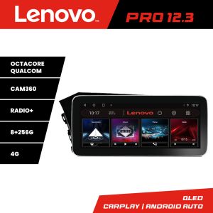 Navigáció Hyundai Elantra 2021- K-elantra2021 Lenovo PRO 8+256 12,3 hüvelykes qled android 4G DSP gps internet