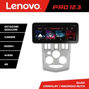 Navigáció Dacia Logan 1 2003-2010 K-logan Lenovo PRO 4+64 12,3 hüvelykes qled android 4G DSP gps internet Q