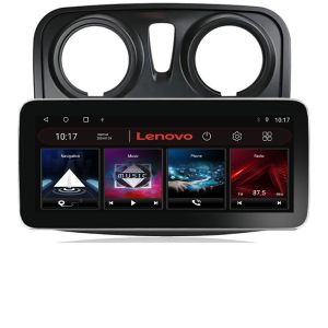 Navigáció Dacia Sandero Logan 2012-2020 K-sandero Lenovo PRO 8+256 12,3 hüvelykes qled android 4G DSP gps internet