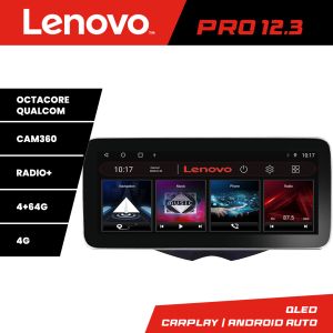 Navigáció Hyundai Veloster Lenovo PRO 4+64 12,3 hüvelykes qled android 4G DSP gps internet 8Core