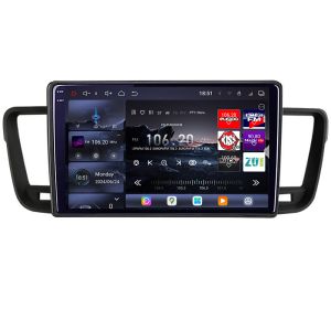 Navigáció Peugeot 508 2010-2018 Edotec Kit-5637 8 magos QLED 2K 12+256GB 360 Android Waze USB Internet Navigáció Youtube Rádió