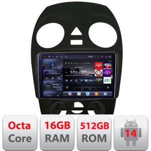 Navigatie VW Beetle 2005-2010 Android radio gps internet 8 core QLED 2K 12+256GB 360 Edotec