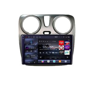 Navigáció Dacia Dokker Lodgy Android rádió bluetooth internet 8 magos QLED 2K 12+256GB 360 RAM Edotec