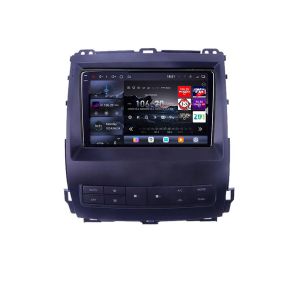 Navigáció Toyota Prado J120 2002-2009 Edotec Kit-j120 8 magos QLED 2K 12+256GB 360 Android Waze USB internet navigáció Youtube rádió v1