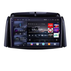 Navigatie Renault Koleos 2009-2016 Edotec Kit-KOLEOS 8 core QLED 2K 12+256GB 360 Android Waze USB Navigatie Internet Youtube Radio