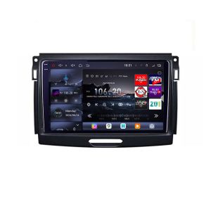 Navigáció Ford Ranger 2015-2020 Edotec Kit-574-v3 8 magos QLED 2K 12+256GB 360 Android Waze USB Internet Navigáció Youtube