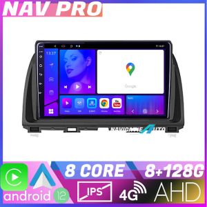 Navigáció Mazda CX 5 2012 2016 KIT 212 EDOTEC-LITE Android képernyő 720P Octa Core 8 128 Carplay