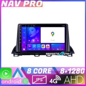 Navigáció Mazda 3 2014 2019 KIT 463 EDOTEC-LITE Android képernyő 720P Octa Core 8 128 Carplay
