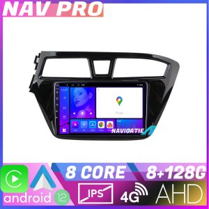 Navigáció Hyundai i20 2015 2018 KIT 517 EDOTEC-LITE Android képernyő 720P Octa Core 8 128 Carplay