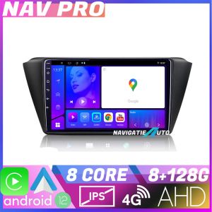 Navigáció Skoda Fabia 2015 KIT 541 EDOTEC-LITE Android képernyő 720P Octa Core 8 128 Carplay