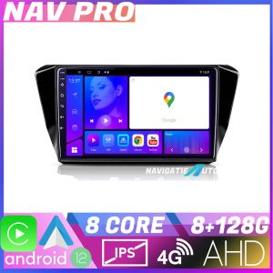 Navigáció Skoda Superb 3 2015 2017 KIT 932 EDOTEC-LITE Android képernyő 720P Octa Core 8 128 Carplay