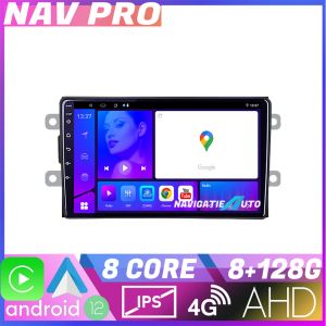 Dacia Navigáció 2012 után KIT Dacia EDOTEC-LITE Android Kijelző 720P Octa Core 8 128 Carplay